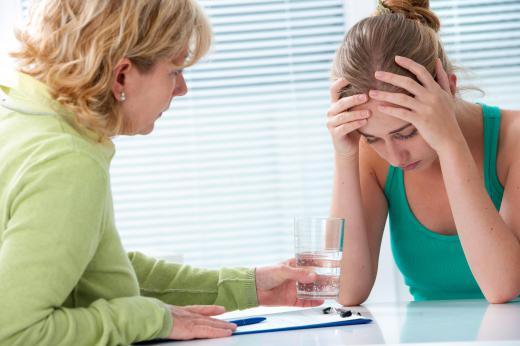 Psychologists are therapists who might hold counseling sessions with depressed patients.