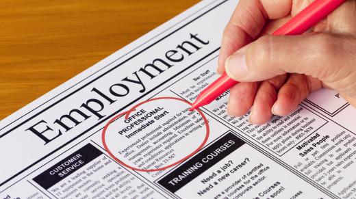 Help-wanted ads may be an ideal place to find day care assistant job listings.