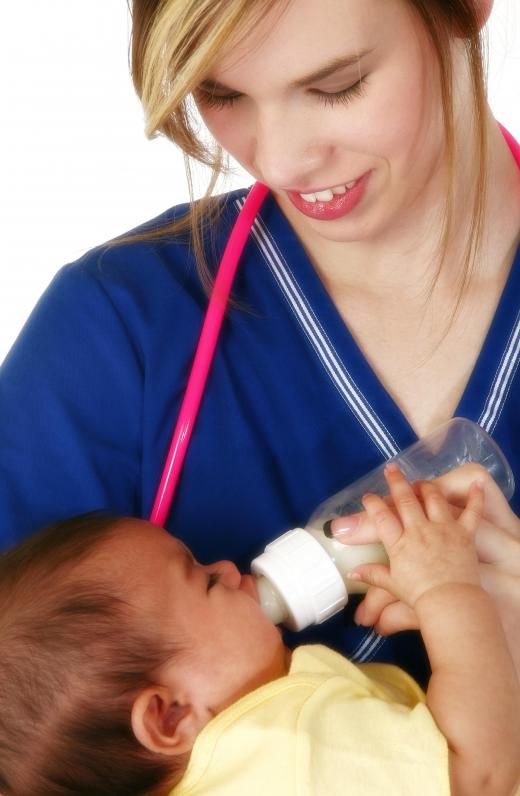 Sterile bottles must be used when feeding newborn babies.