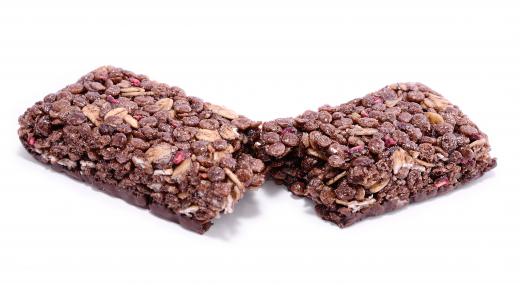 High calorie bars are often available in sweet flavors like chocolate.