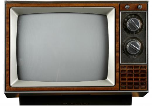 An analog TV.