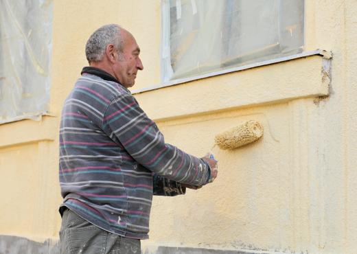 Latex paint is easier to clean.