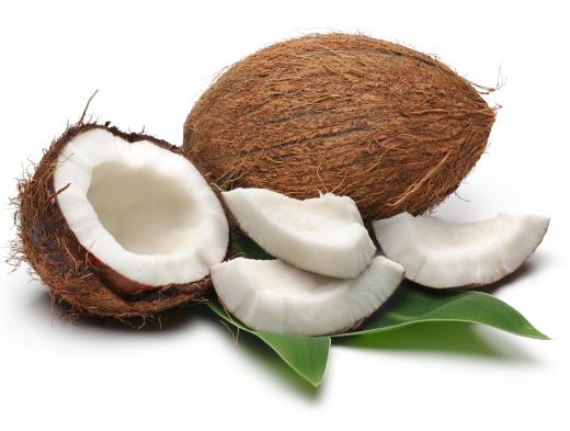 Coconut is often used in Hawaiian desserts.