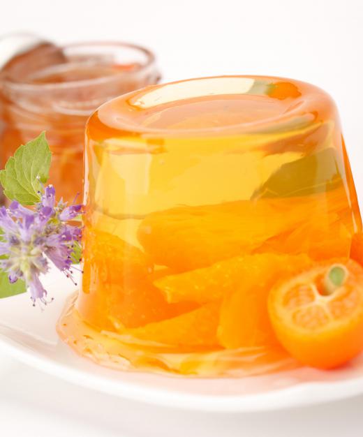 Fruit is often used in gelatin-based desserts, which are a popular lactose-free option.