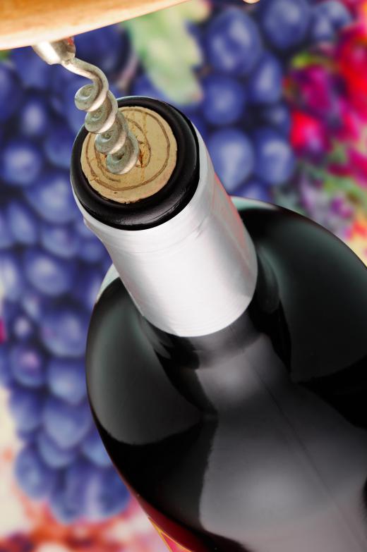 If the cork is faulty, the ullage in a wine bottle can change rapidly.