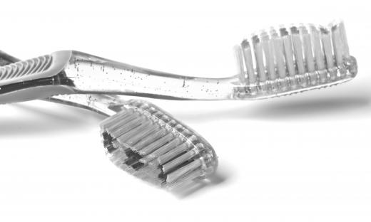 An old toothbrush can be used to clean a toaster.