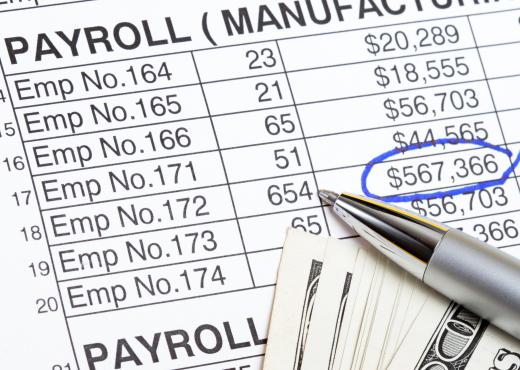 A consulting firm might help a company set up its payroll system.