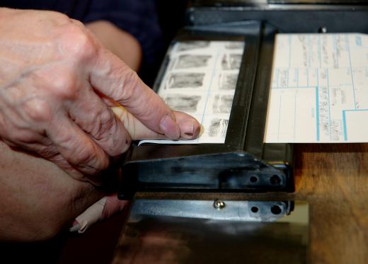 Some jurisdictions require process servers to be fingerprinted.