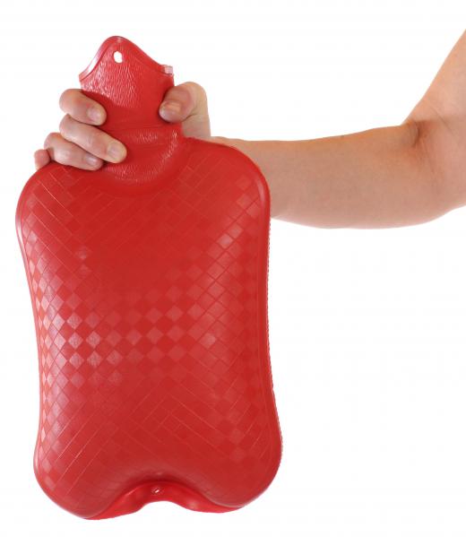 Hot water bottles were once a common way to keep the hands warm.