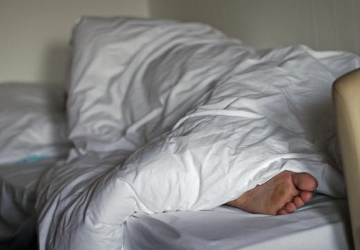 Down comforters are warm in cold weather but not too heavy in warm weather.