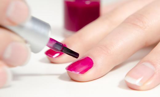 Applying polish with nail hardeners helps to improve brittle nails.