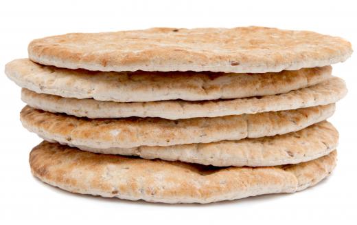 Pocket sandwiches can be made by inserting fillings into the pouch of pita bread.