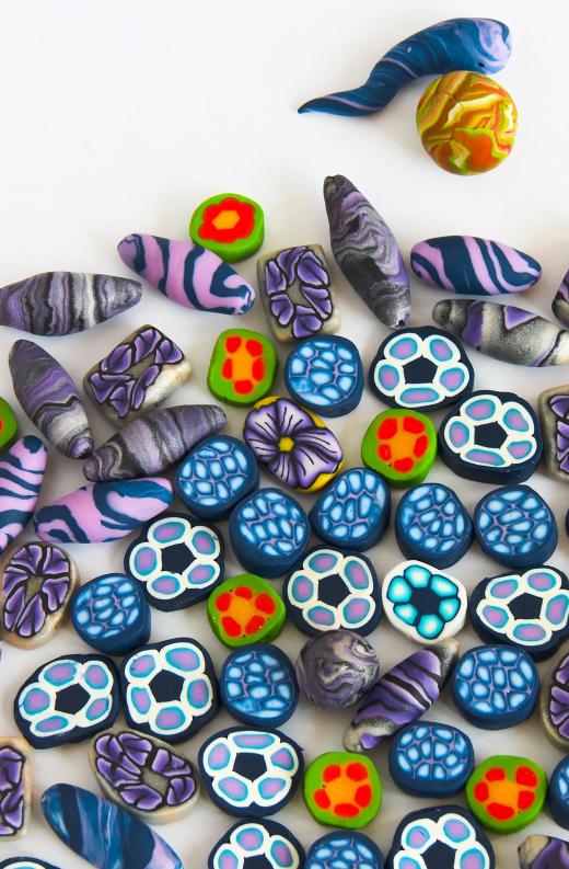 Polymer clay can be used to make beads for jewelry.