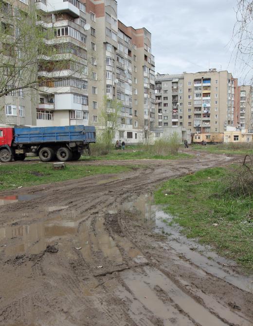 Poorly maintained roads may be faced by citizens living in a kleptocracy.