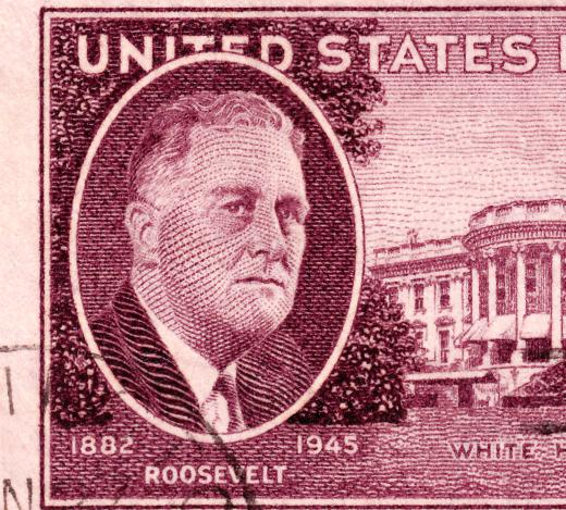 President Franklin Roosevelt bolstered the U.S. economy both through his New Deal programs and through victory in World War II.