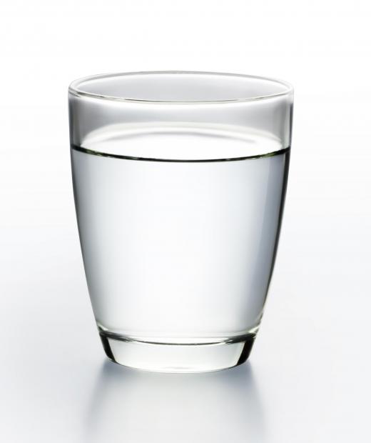 Drinking water can help prevent dehydration.