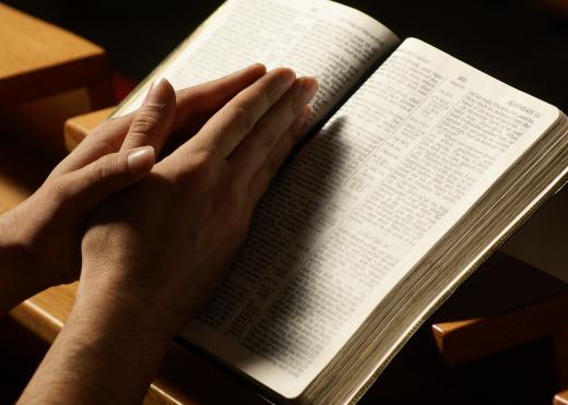 Bible meditation is generally opened with prayer.