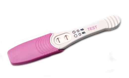 High levels of human chorionic gonadotropin, the same hormone that triggers home pregnancy tests, can cause morning sickness.