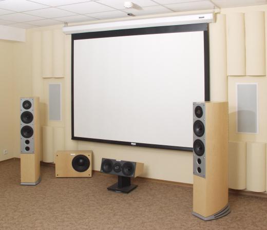 In-ceiling speakers can complement the sounds of other speakers in a home theater.