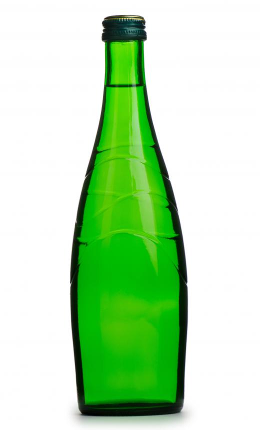 Glass bottles can be recycled.