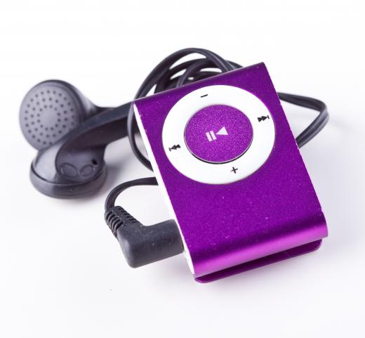 Runners often use an MP3 player and music to keep them motivated.