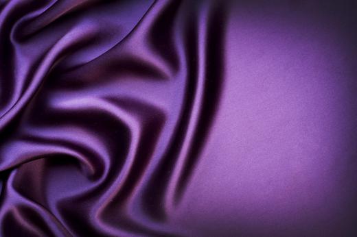 Dyed silk.