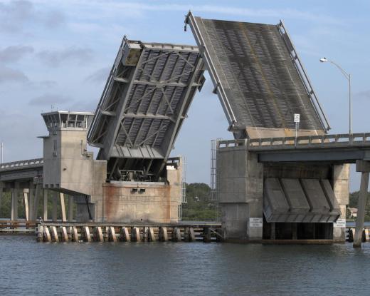 Bridge tenders raise and lower drawbridges.