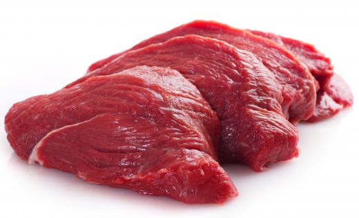 Salmonella bacteria can be found in raw foods like beef.