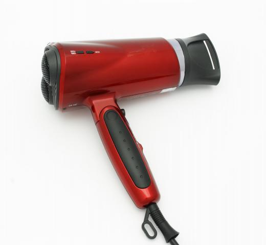 Hairdryers are usually stored in bath cabinets so they are away from water.