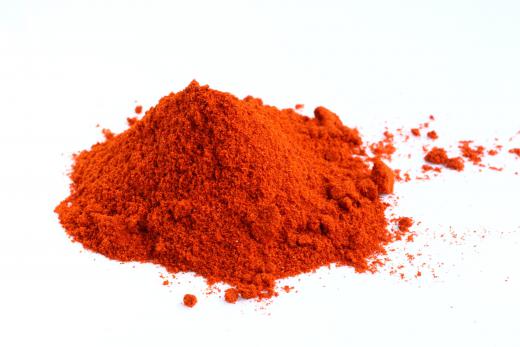 Powdered astaxanthin, a type of carotenoid.