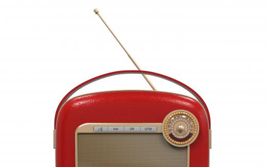 Radio advertising still pushes products and services, especially on local AM stations.