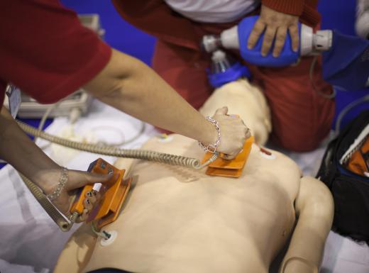 Mannequins can sometimes be used in medical training.