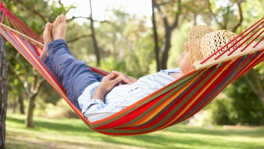 When choosing a tree hammock, make sure it is wide enough to sleep in comfortably.