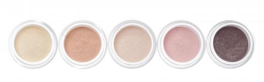 Eyeshadow powder can be blended with petroleum jelly to make lip gloss.