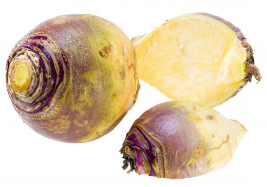 Rutabagas may be enjoyed raw by peeling the outside skin and cutting the vegetable into thin slices.