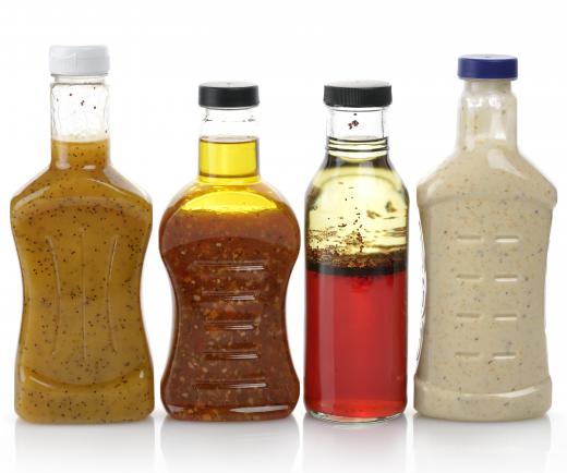 Vinegar-based salad dressings are commonly used with Vietnamese beef salads.