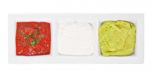 Avocado dip is sometimes referred to as guacamole.