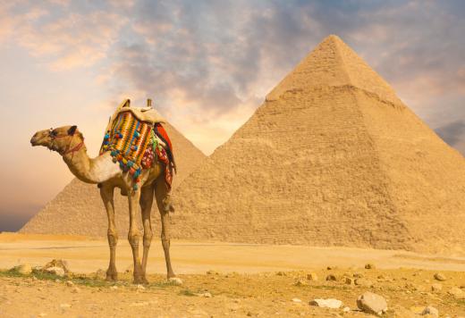 The pyramids are part of the allure of Egypt.