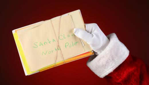 Children can write letters to Santa to get ready for Christmas.