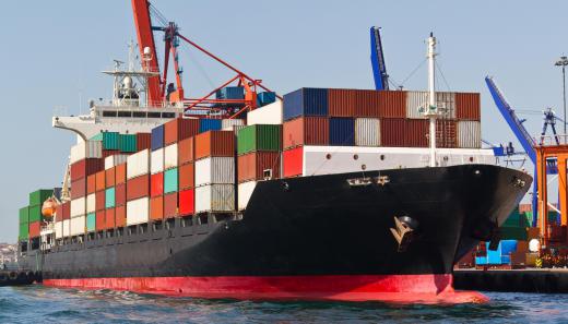 Transport via ocean carrier is one of the transportation modes used in intermodal shipping.