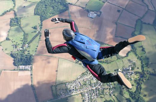 Skydiving is one way someone could face his fear of heights.