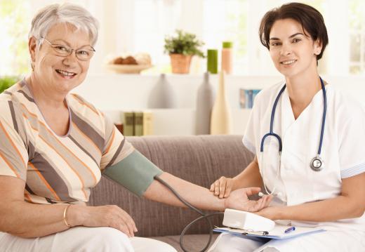 Some home health aides work with people who are recovering from illnesses or injuries.