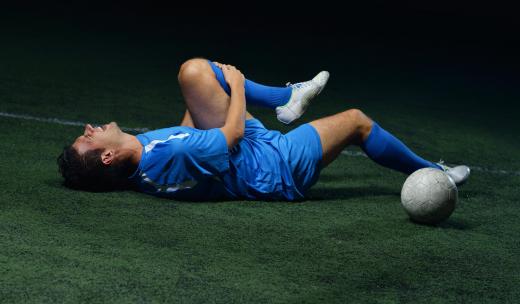 The constant stop and start running of soccer can cause stress on the medial tibial.