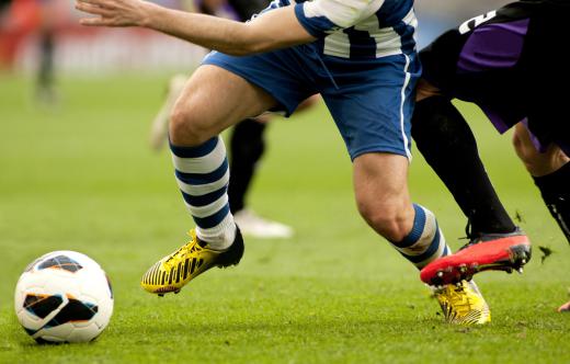 A soccer ladder helps players perform better in a game setting.