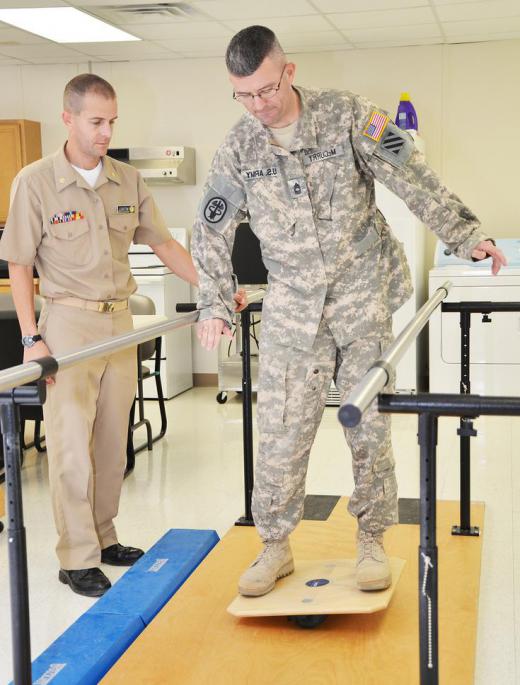 The rocker board is a piece of equipment that can be used for exercise or rehabilitation.