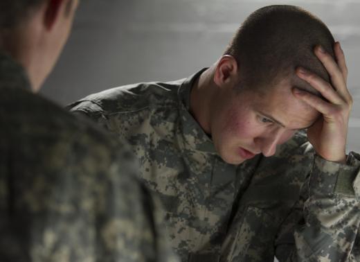 Violent experiences, like war, can cause PTSD.