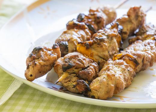 A foukou can be used to grill skewered souvlaki.