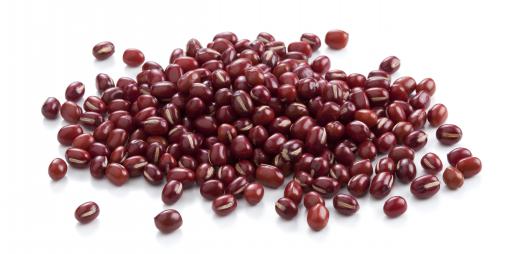 Adzuki beans, which are used to make red bean paste.