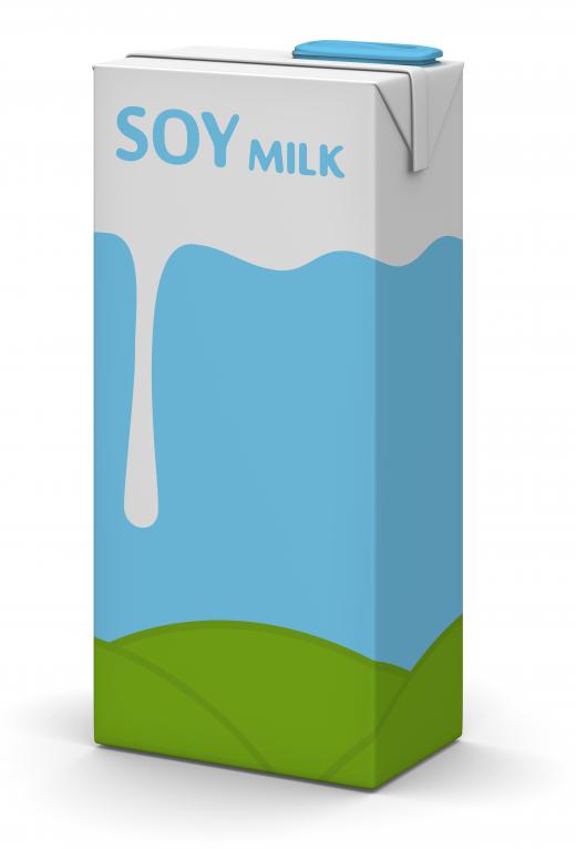 In vegan recipes, soy milk is often used instead of dairy milk.