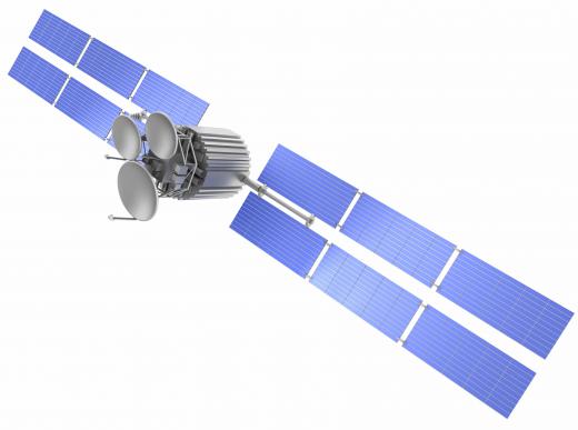 Outside antennas may be used to receive satellite transmissions.